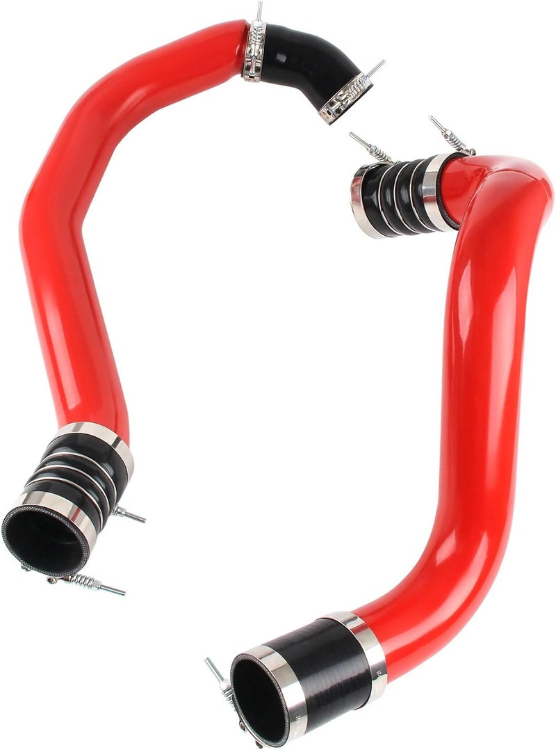 DOCAS Turbo Intercooler Pipe and Boot Kit CAC tubes Powerstroke Compatible with 2003-2007 Ford 6.0L F250 F350 F450 F550 - Image 1